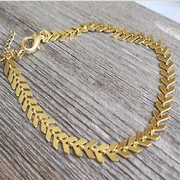 ✨Gold Plated Arrow Anklet✨Beach Comber Collection - Picture 2 of 5